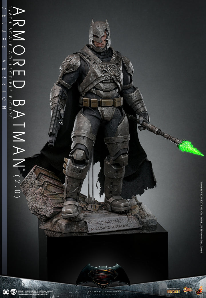 [Pre-Order] Hot Toys - MMS743D63 -BVS: Dawn of Justice -  1/6th scale Armored Batman (2.0) Collectible Figure (Deluxe Version)