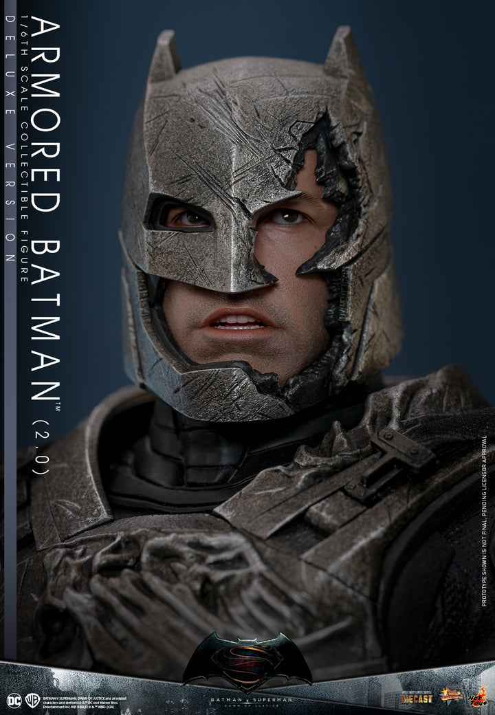 [Pre-Order] Hot Toys - MMS743D63 -BVS: Dawn of Justice -  1/6th scale Armored Batman (2.0) Collectible Figure (Deluxe Version)