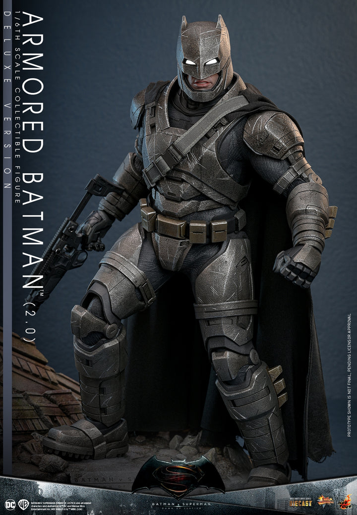 [Pre-Order] Hot Toys - MMS743D63 -BVS: Dawn of Justice -  1/6th scale Armored Batman (2.0) Collectible Figure (Deluxe Version)