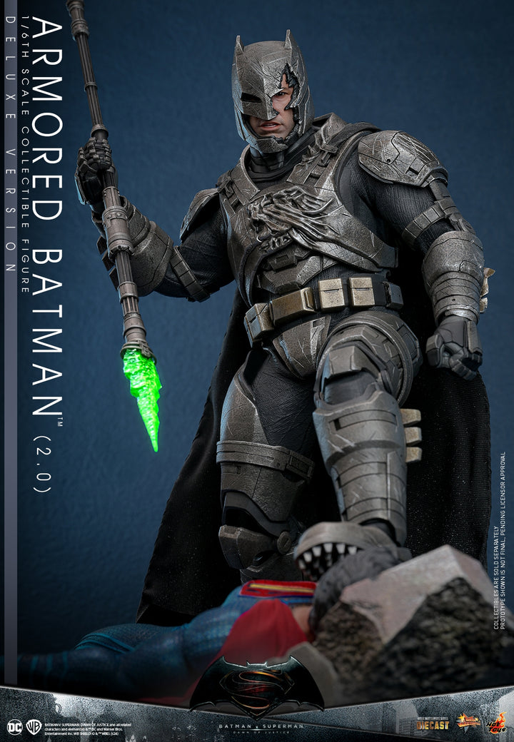 [Pre-Order] Hot Toys - MMS743D63 -BVS: Dawn of Justice -  1/6th scale Armored Batman (2.0) Collectible Figure (Deluxe Version)