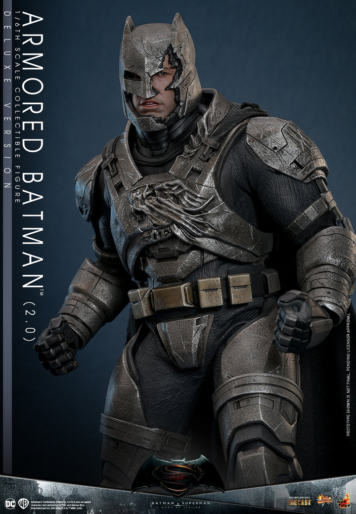 [Pre-Order] Hot Toys - MMS743D63 -BVS: Dawn of Justice -  1/6th scale Armored Batman (2.0) Collectible Figure (Deluxe Version)