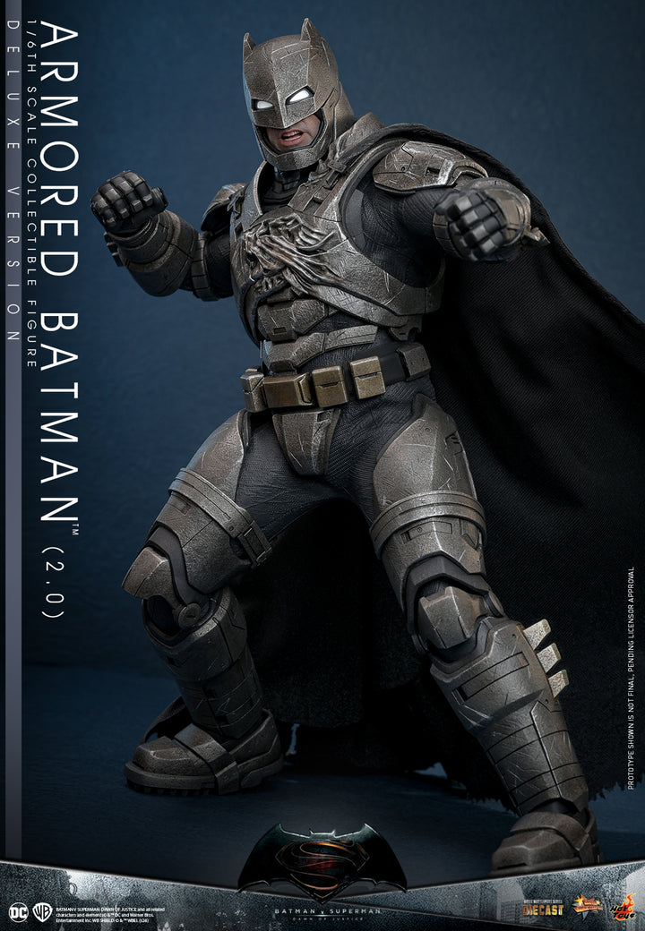 [Pre-Order] Hot Toys - MMS743D63 -BVS: Dawn of Justice -  1/6th scale Armored Batman (2.0) Collectible Figure (Deluxe Version)