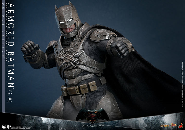 [Pre-Order] Hot Toys - MMS743D63 -BVS: Dawn of Justice -  1/6th scale Armored Batman (2.0) Collectible Figure (Deluxe Version)