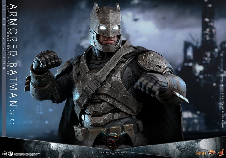 [Pre-Order] Hot Toys - MMS743D63 -BVS: Dawn of Justice -  1/6th scale Armored Batman (2.0) Collectible Figure (Deluxe Version)