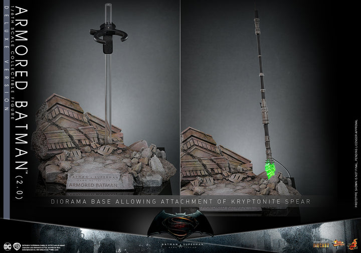 [Pre-Order] Hot Toys - MMS743D63 -BVS: Dawn of Justice -  1/6th scale Armored Batman (2.0) Collectible Figure (Deluxe Version)