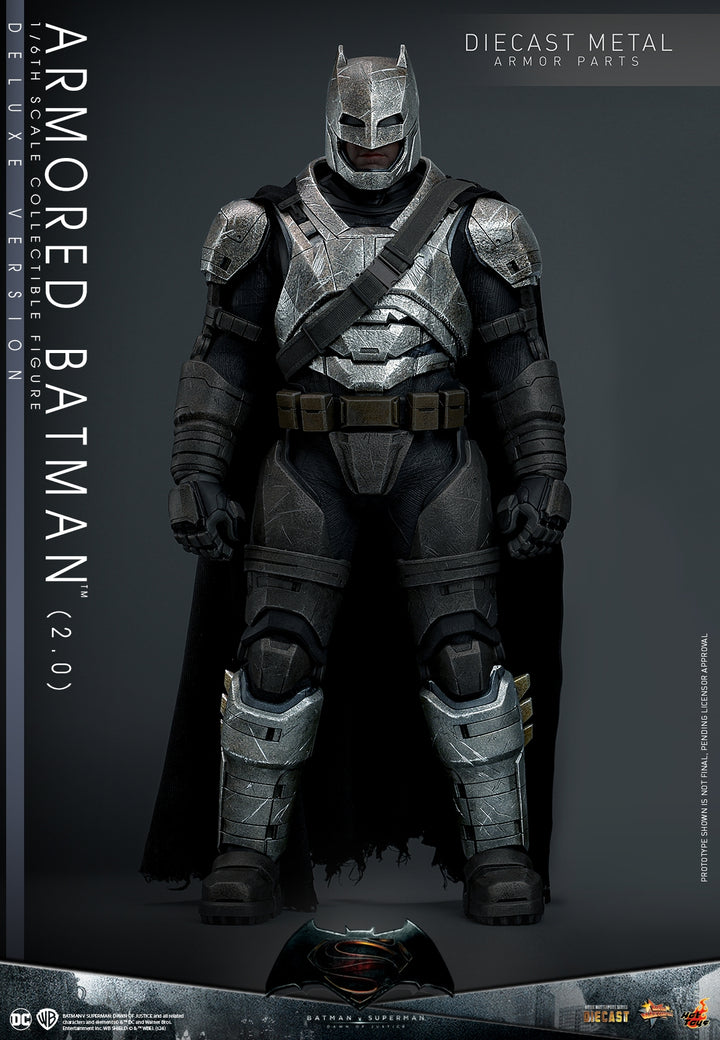 [Pre-Order] Hot Toys - MMS743D63 -BVS: Dawn of Justice -  1/6th scale Armored Batman (2.0) Collectible Figure (Deluxe Version)