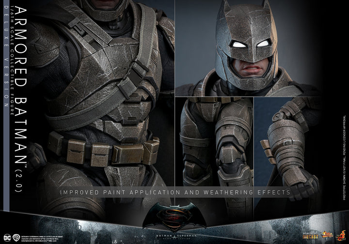 [Pre-Order] Hot Toys - MMS743D63 -BVS: Dawn of Justice -  1/6th scale Armored Batman (2.0) Collectible Figure (Deluxe Version)