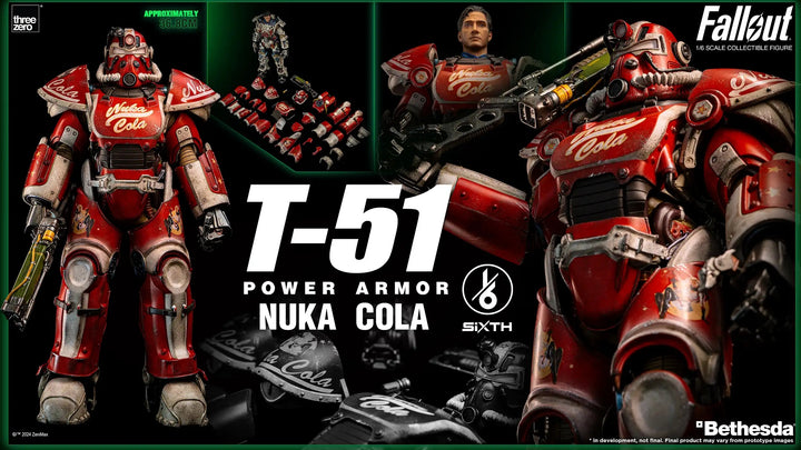 [Pre Order]  ThreeZero - Fallout - 1/6 T-45 Hot Rod Shark Power Armor