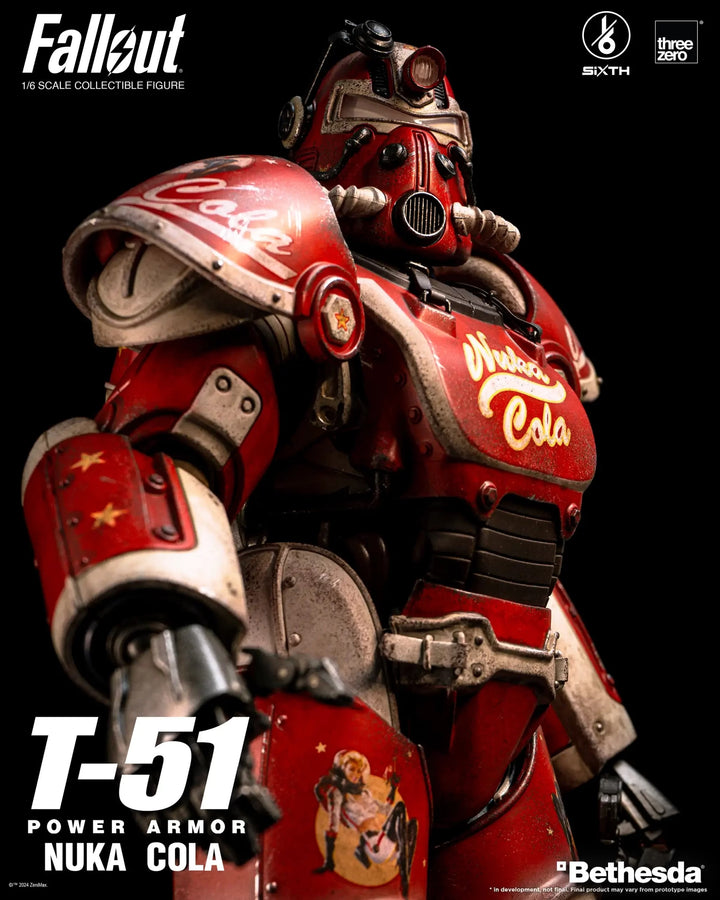 [Pre Order]  ThreeZero - Fallout - 1/6 T-45 Hot Rod Shark Power Armor