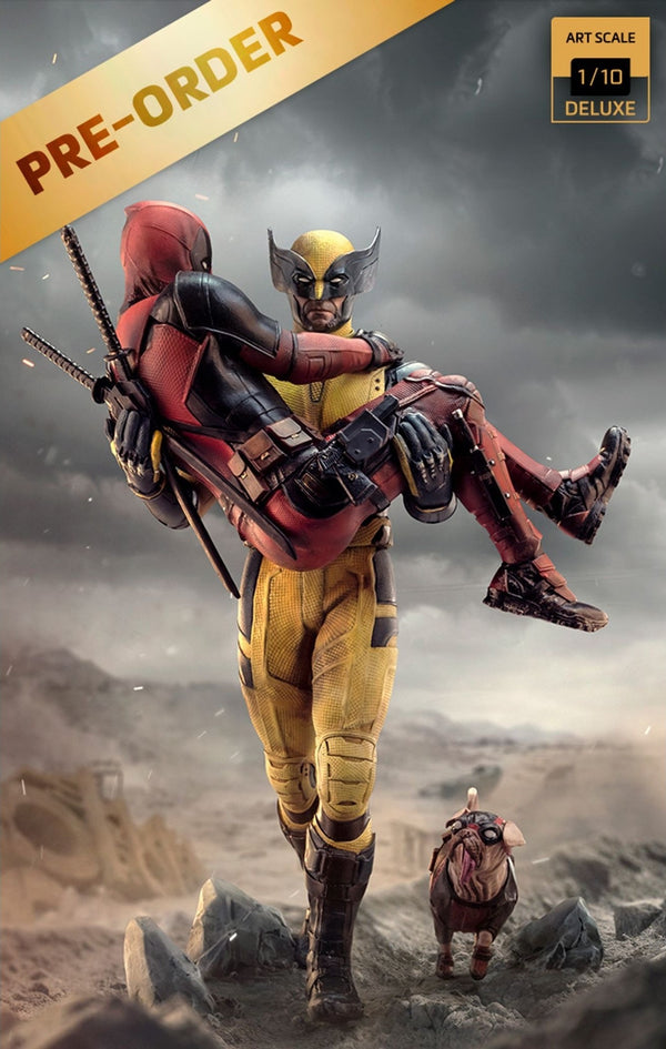 [Pre-Order] Iron Studios - Deadpool and Wolverine Deluxe - Deadpool and Wolverine Movie - Art Scale 1/10