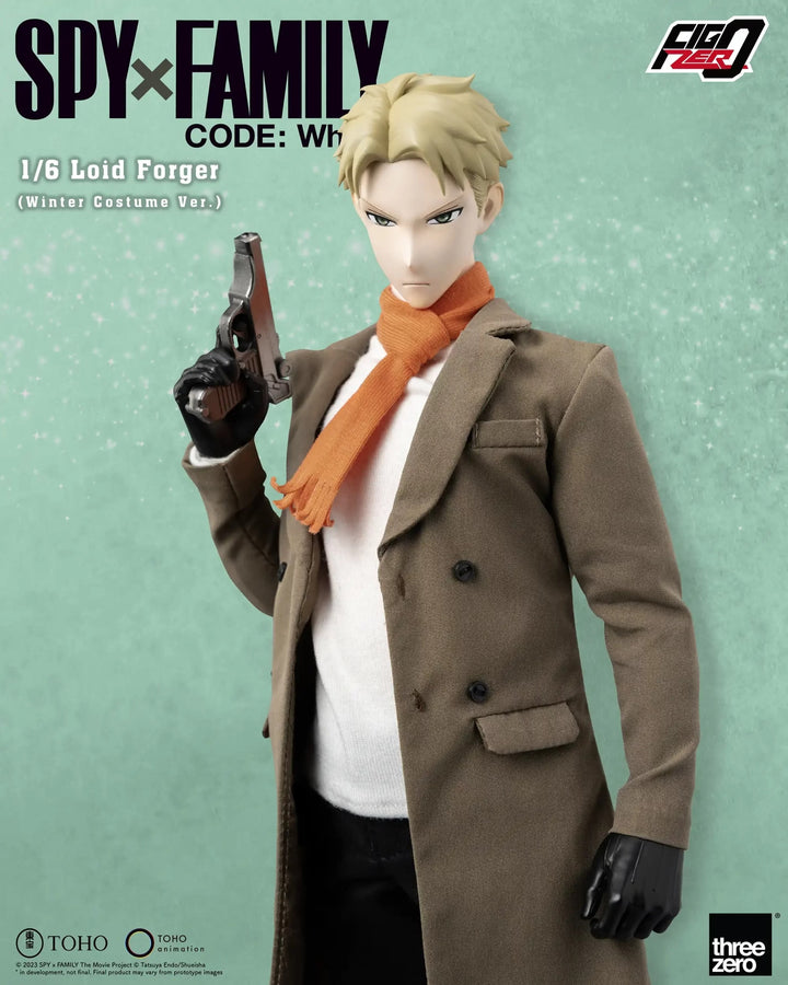 [Pre Order]  Threezero - SPY×FAMILY CODE: White - FigZero 1/6 Loid Forger (Winter Costume Ver.)