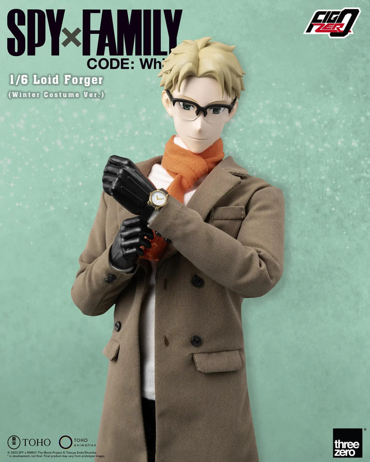 [Pre Order]  Threezero - SPY×FAMILY CODE: White - FigZero 1/6 Loid Forger (Winter Costume Ver.)