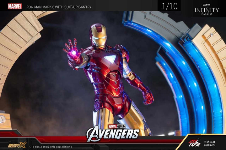 ZhongDong Toys - Infinity Saga - Iron Man Mark 6 with Suit-up Gantry Action Figure