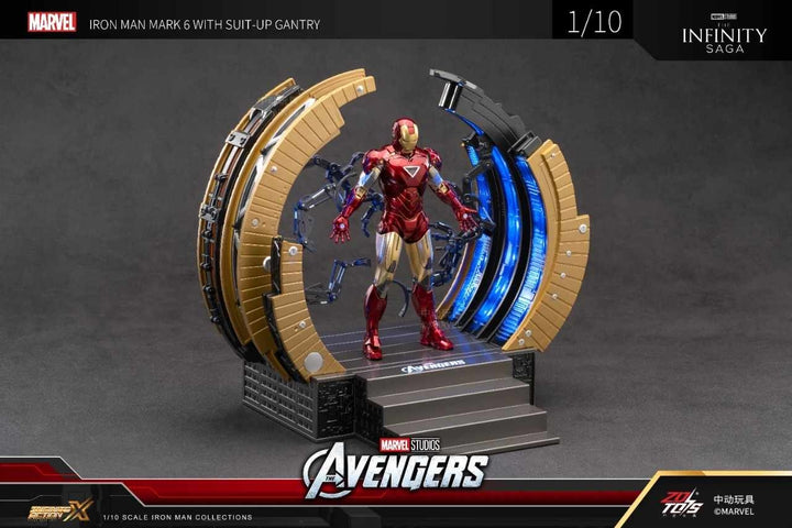 ZhongDong Toys - Infinity Saga - Iron Man Mark 6 with Suit-up Gantry Action Figure