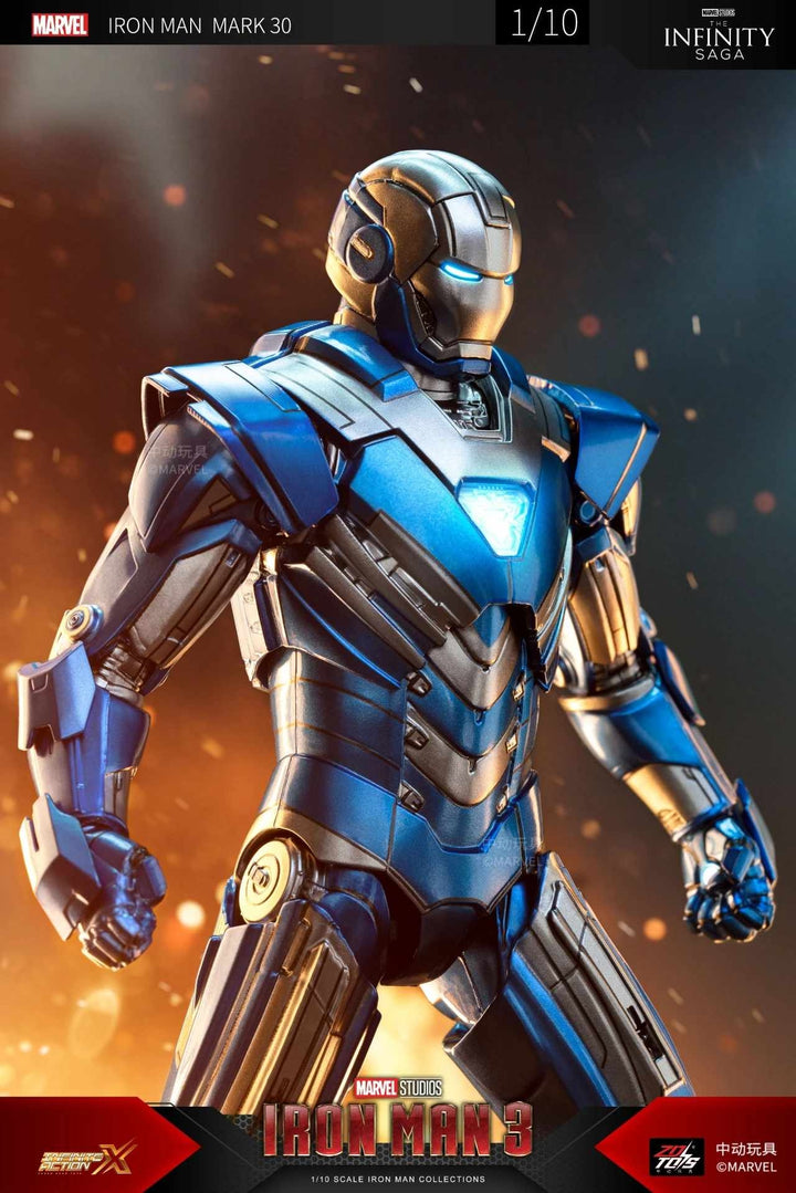 ZD TOYS - Infinity Saga - Iron Man Mark 30 (Blue Steel)