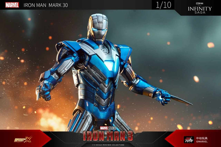 ZD TOYS - Infinity Saga - Iron Man Mark 30 (Blue Steel)