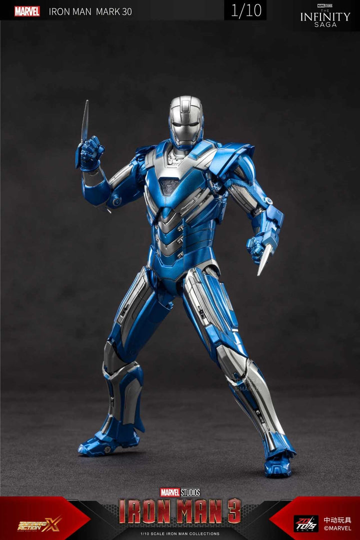 ZD TOYS - Infinity Saga - Iron Man Mark 30 (Blue Steel)