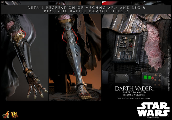 [Pre-Order] Hot Toys - DX44 - Star War - 1/6th scale Darth Vader (Battle Damaged) Collectible Figure