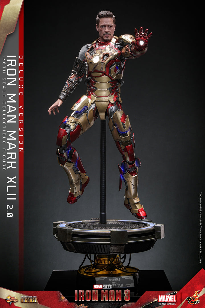 [Pre-Order] Hot Toys - MMS758D65 - Iron Man 3 - 1/6th scale Iron Man Mark XLII (2.0) Collectible Figure