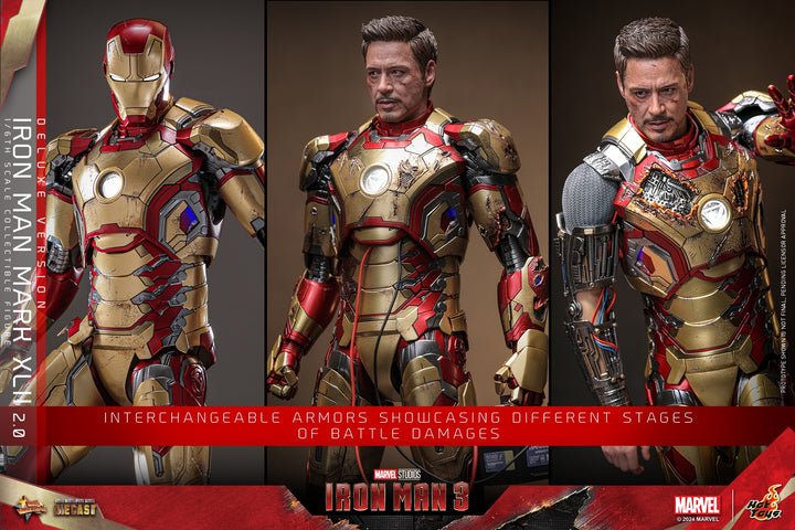 [Pre-Order] Hot Toys - MMS758D65 - Iron Man 3 - 1/6th scale Iron Man Mark XLII (2.0) Collectible Figure