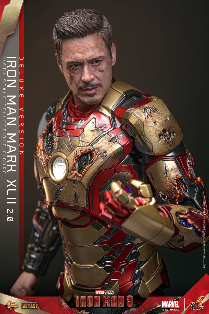 [Pre-Order] Hot Toys - MMS758D65 - Iron Man 3 - 1/6th scale Iron Man Mark XLII (2.0) Collectible Figure