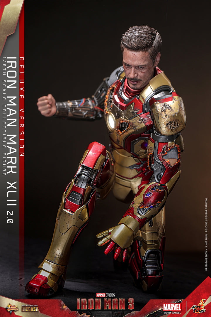 [Pre-Order] Hot Toys - MMS758D65 - Iron Man 3 - 1/6th scale Iron Man Mark XLII (2.0) Collectible Figure