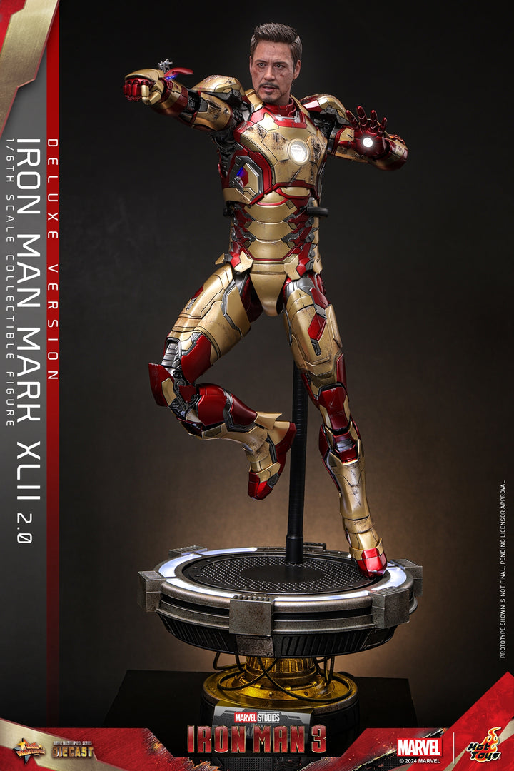 [Pre-Order] Hot Toys - MMS758D65 - Iron Man 3 - 1/6th scale Iron Man Mark XLII (2.0) Collectible Figure