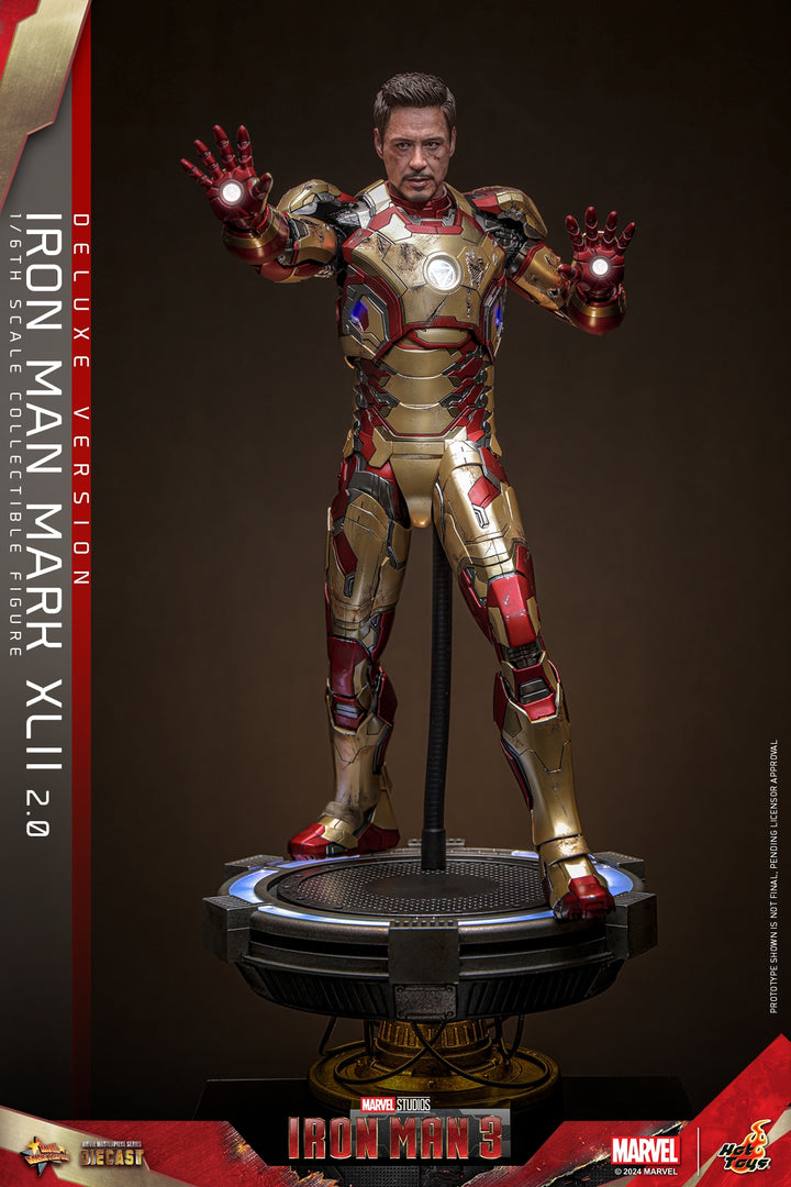 [Pre-Order] Hot Toys - MMS758D65 - Iron Man 3 - 1/6th scale Iron Man Mark XLII (2.0) Collectible Figure