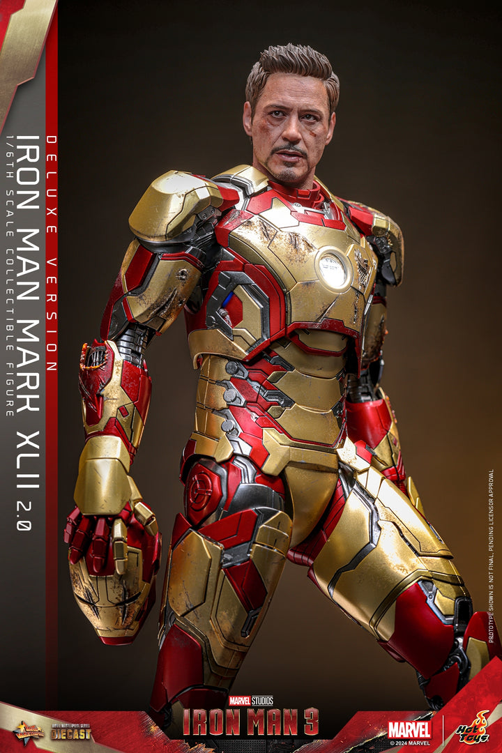 [Pre-Order] Hot Toys - MMS758D65 - Iron Man 3 - 1/6th scale Iron Man Mark XLII (2.0) Collectible Figure