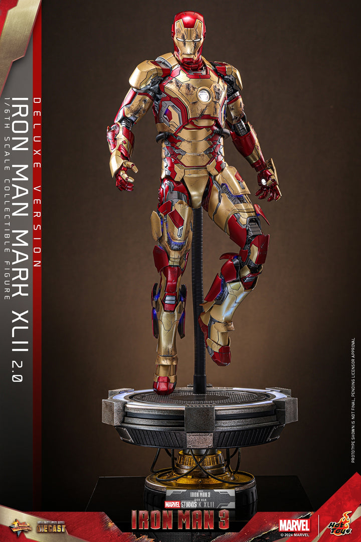 [Pre-Order] Hot Toys - MMS758D65 - Iron Man 3 - 1/6th scale Iron Man Mark XLII (2.0) Collectible Figure