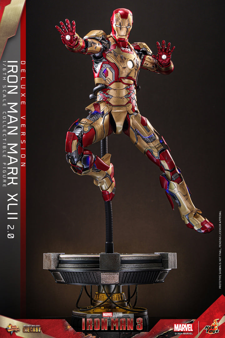 [Pre-Order] Hot Toys - MMS758D65 - Iron Man 3 - 1/6th scale Iron Man Mark XLII (2.0) Collectible Figure