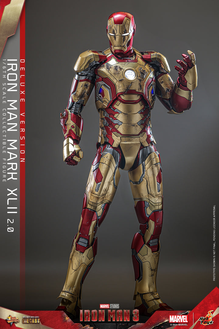 [Pre-Order] Hot Toys - MMS758D65 - Iron Man 3 - 1/6th scale Iron Man Mark XLII (2.0) Collectible Figure