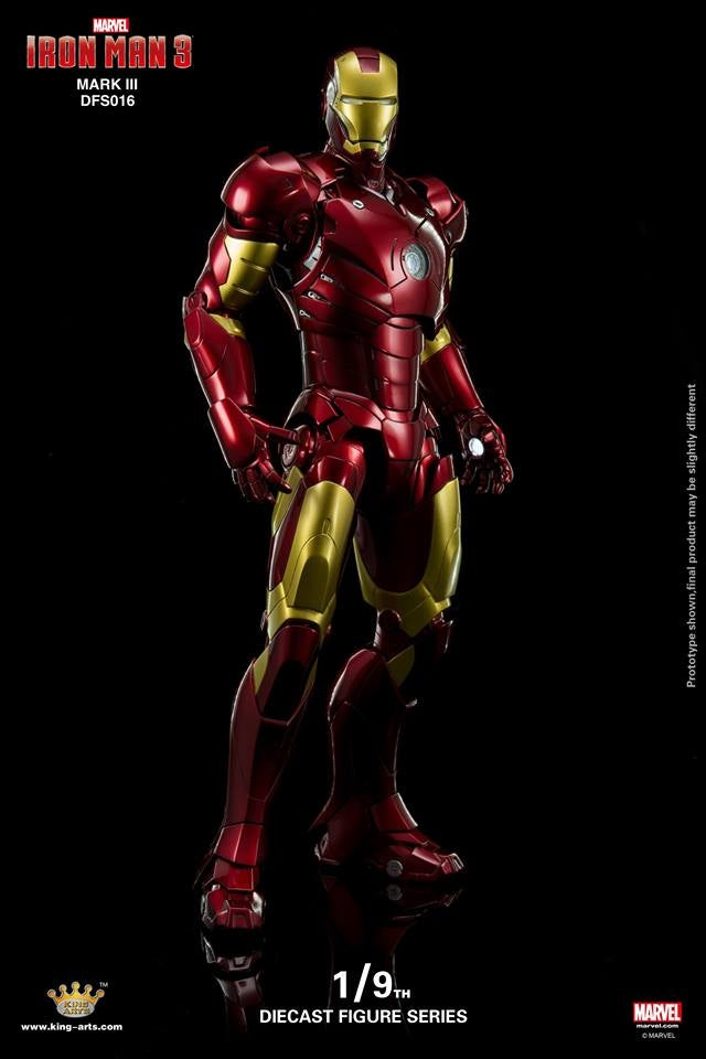 King Arts - 1/9th Diecast Figure Series -  Iron Man Mark 3