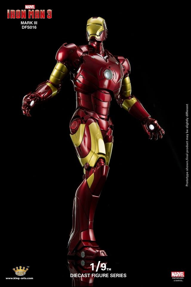 King Arts - 1/9th Diecast Figure Series -  Iron Man Mark 3