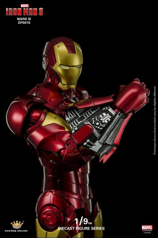 King Arts - 1/9th Diecast Figure Series -  Iron Man Mark 3