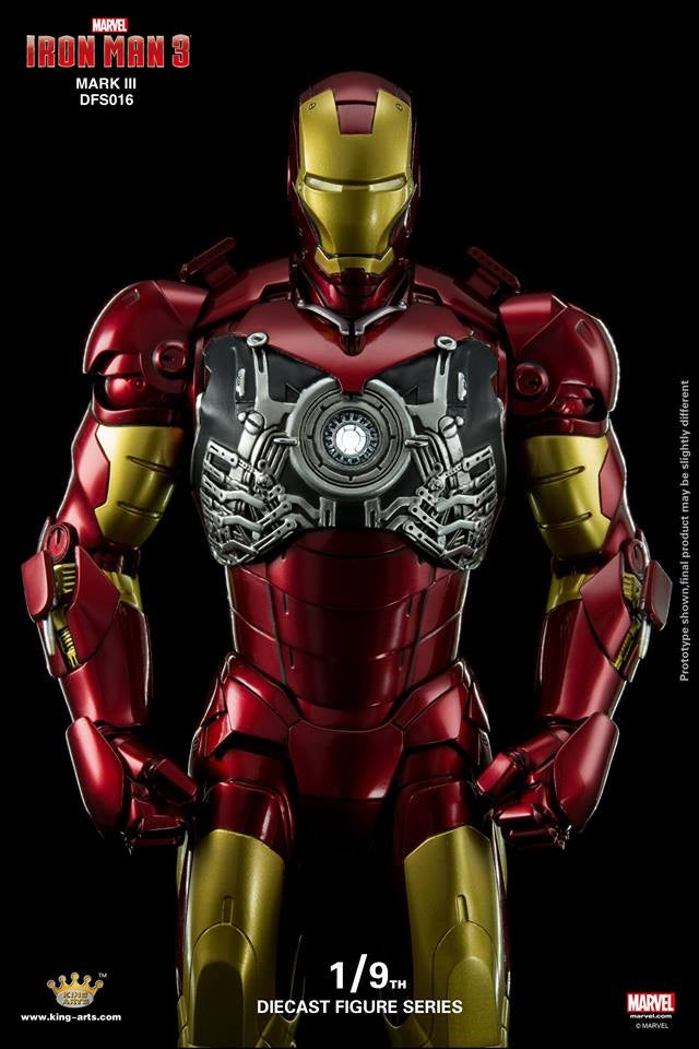 King Arts - 1/9th Diecast Figure Series -  Iron Man Mark 3