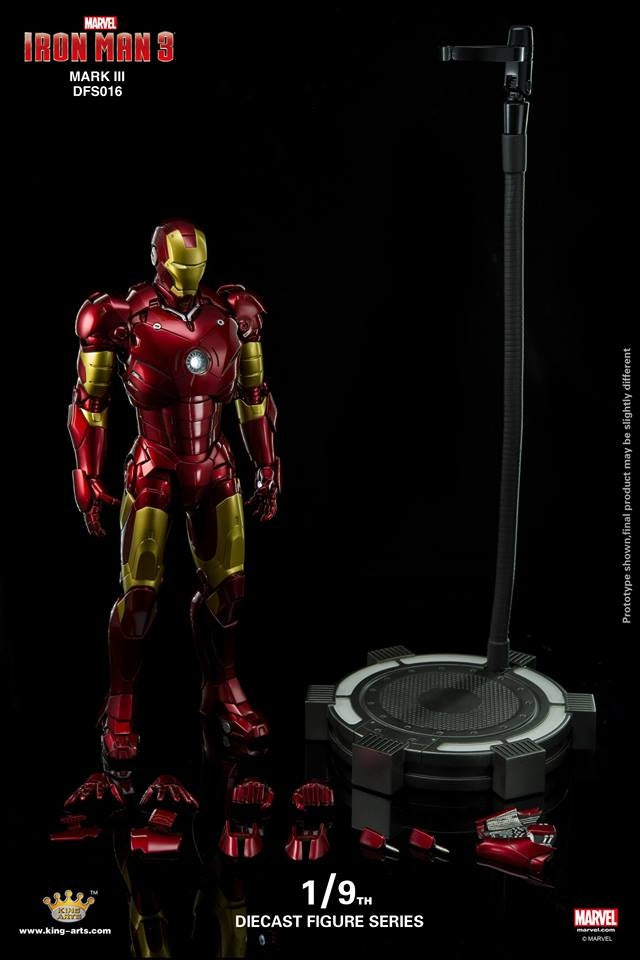 King Arts - 1/9th Diecast Figure Series -  Iron Man Mark 3