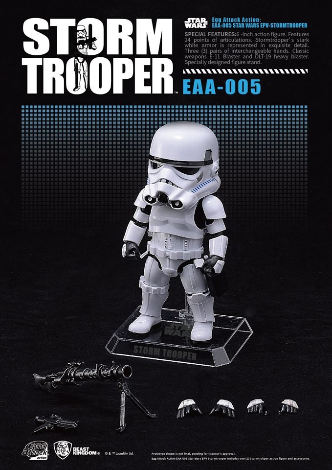 Beast Kingdom -Egg Attack Action EAA-005 Star Wars EPV-Stormtrooper