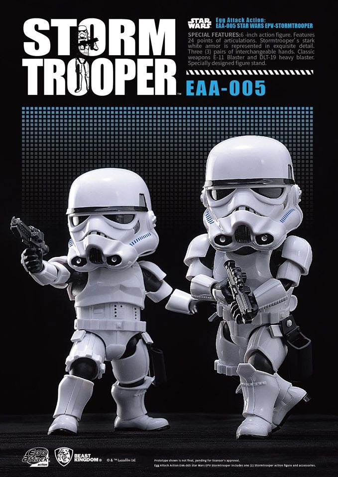 Beast Kingdom -Egg Attack Action EAA-005 Star Wars EPV-Stormtrooper