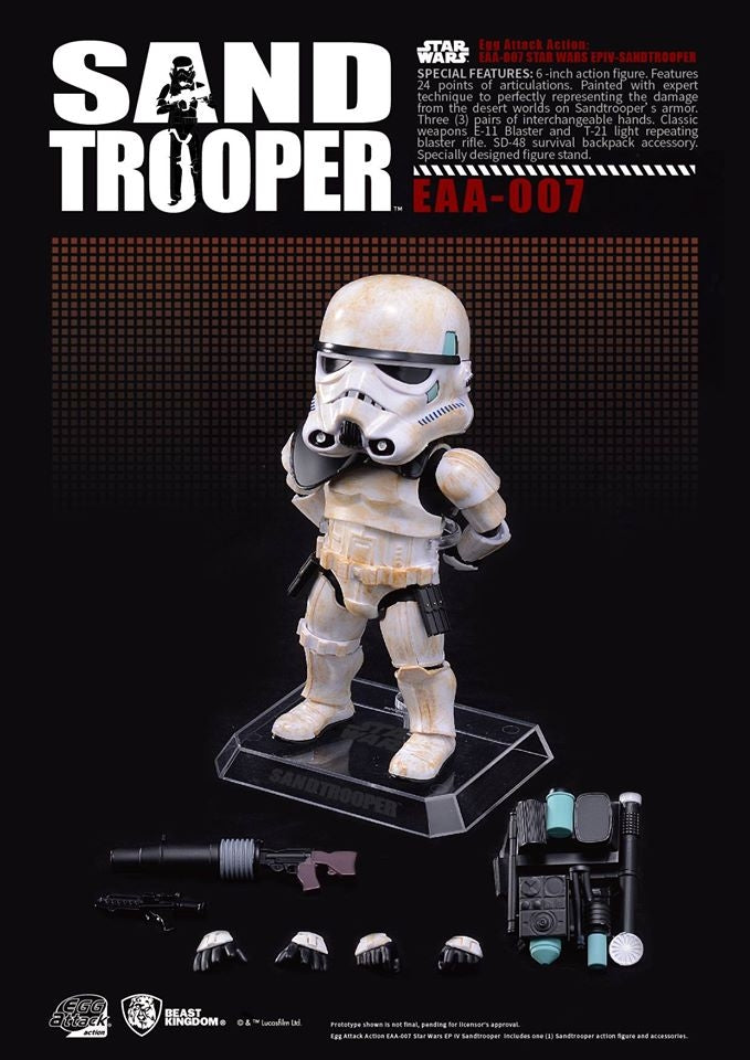 Beast Kingdom -Egg Attack Action: EAA-007 Star Wars EP IV Sandtrooper