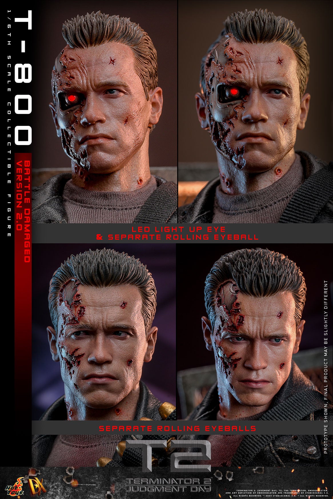 Hot Toys - DX46 - Terminator 2: Judgment Day - 1/6th scale T-800