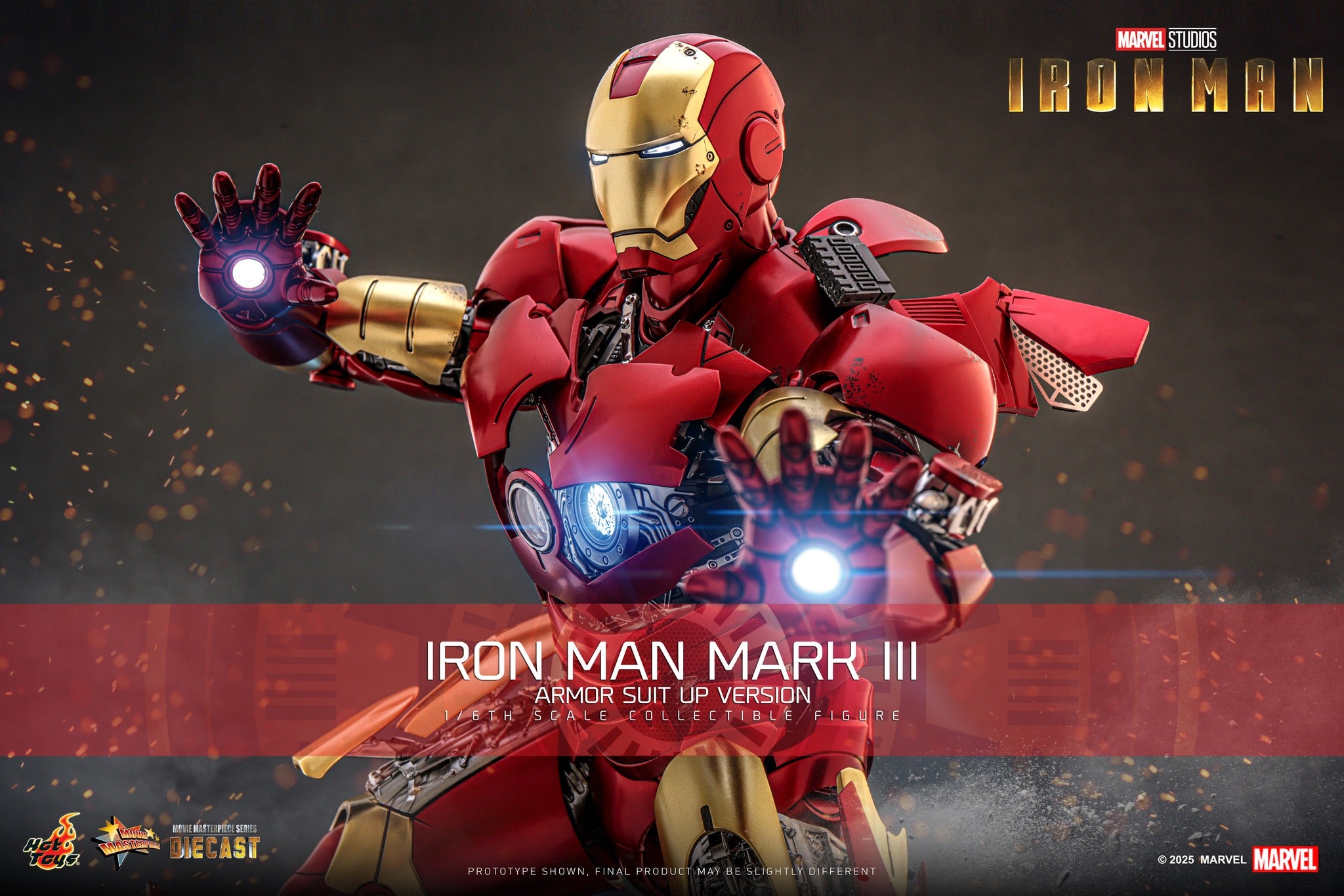 Hot Toys - MMS825D72 - Iron Man - 1/6th scale Iron Man Mark III (Armor ...