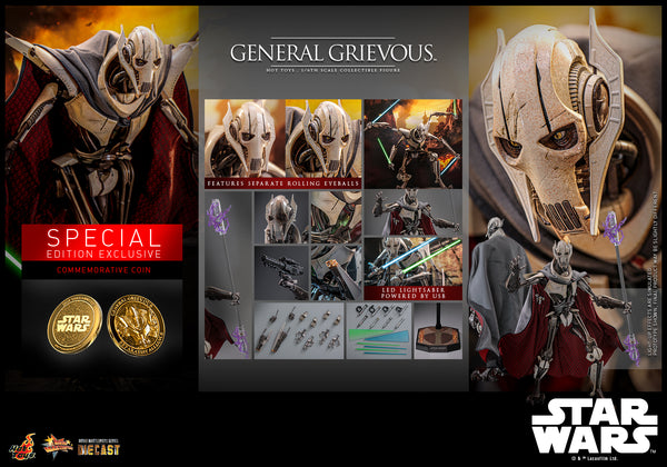 Hot Toys - MMS760D67B - Star Wars Episode III: Revenge of the Sith - 1/6th scale General Grievous Collectible Figure (Special Edition)