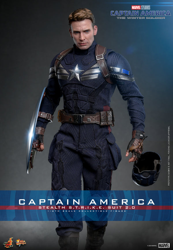 [Pre-Order] Hot Toys - MMS783 - Captain America: The Winter Soldier - 1/6th scale Captain America (Stealth S.T.R.I.K.E. Suit) 2.0 Collectible Figure