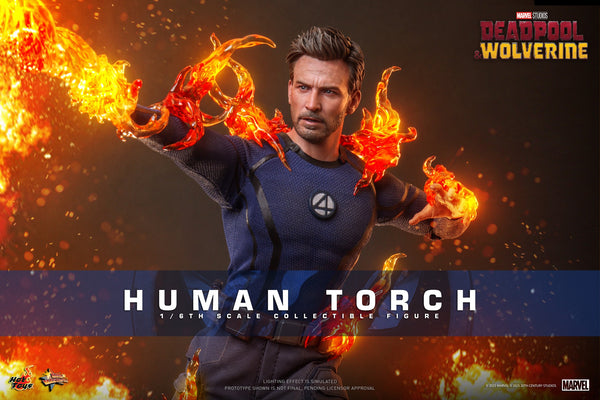 [Pre-Order] Hot Toys - MMS789 - Deadpool & Wolverine - 1/6th scale Human Torch Collectible Figure