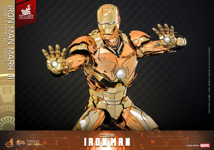 Hot Toys - MMS848D78 - Iron Man - 1/6th scale Iron Man Mark III (Golde ...