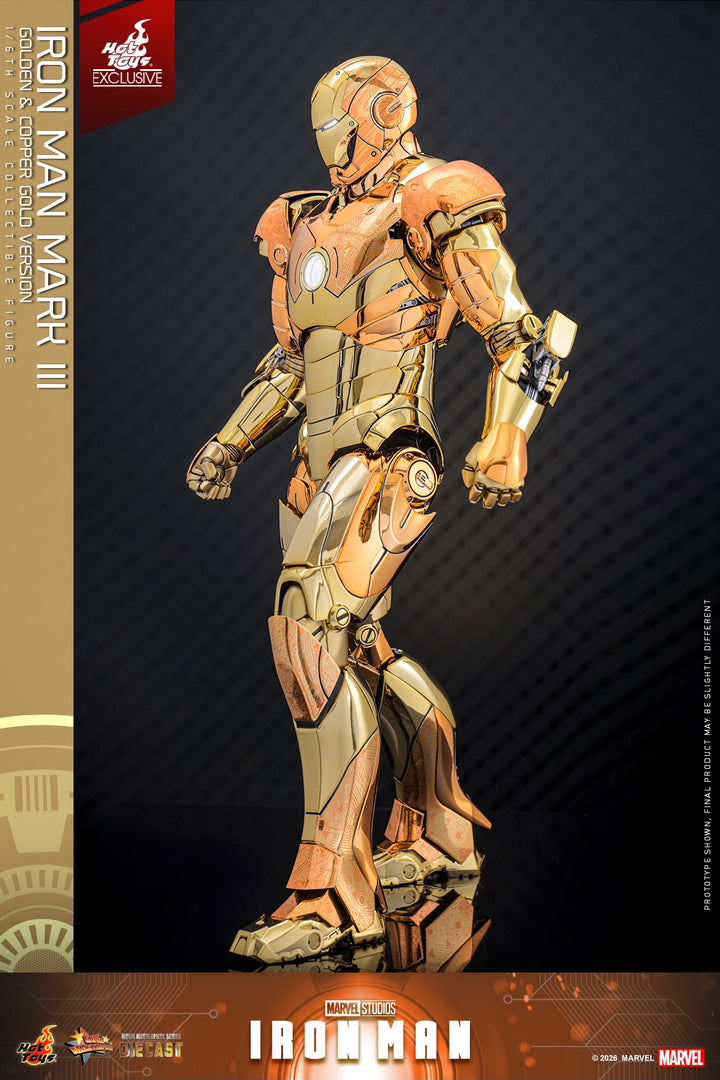 Hot Toys - MMS848D78 - Iron Man - 1/6th scale Iron Man Mark III (Golde ...