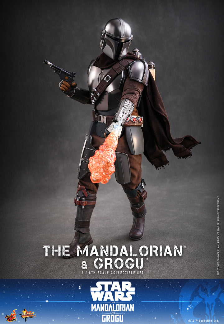 Hot Toys - MMS871 - The Mandalorian and Grogu - 1/6 The Mandalorian and ...