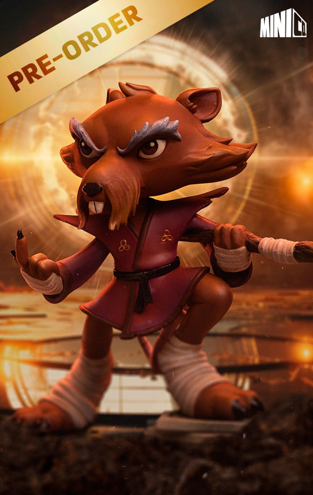Tmtn Splinter Iron Studios - Master Splinter - TMNT - MiniCo – Primo Collectibles