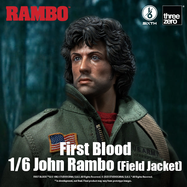 [Pre Order] Threezero - Rambo: First Blood - 1/6 John Rambo (Field Jacket)
